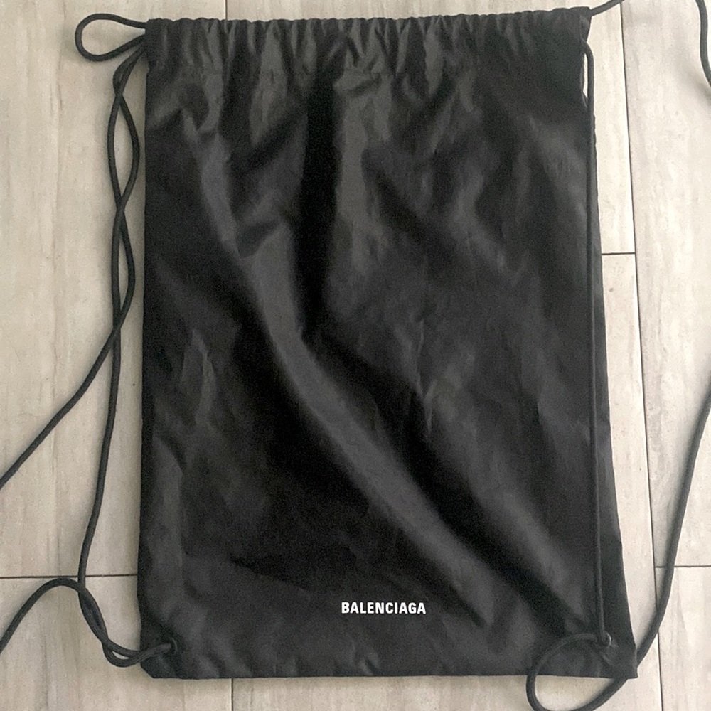 Balenciaga drawstring back pack